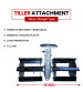 Balwaan Tiller Attachment 26mm Straight Type (Silver)